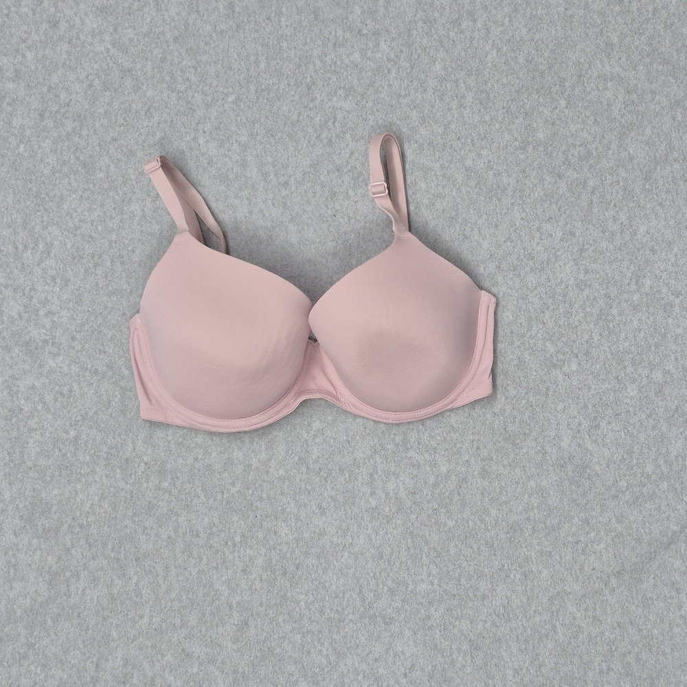 Unknown Women Bra 32DD‎ Pink T Shirt Underwired Strap Adjustable